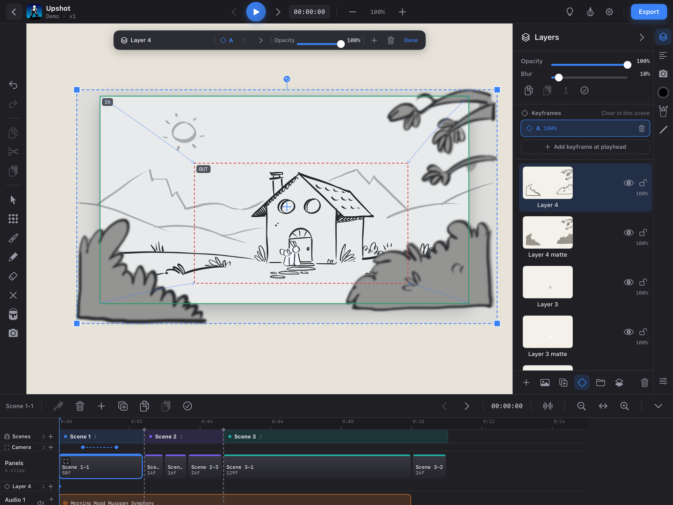 Animating a layer